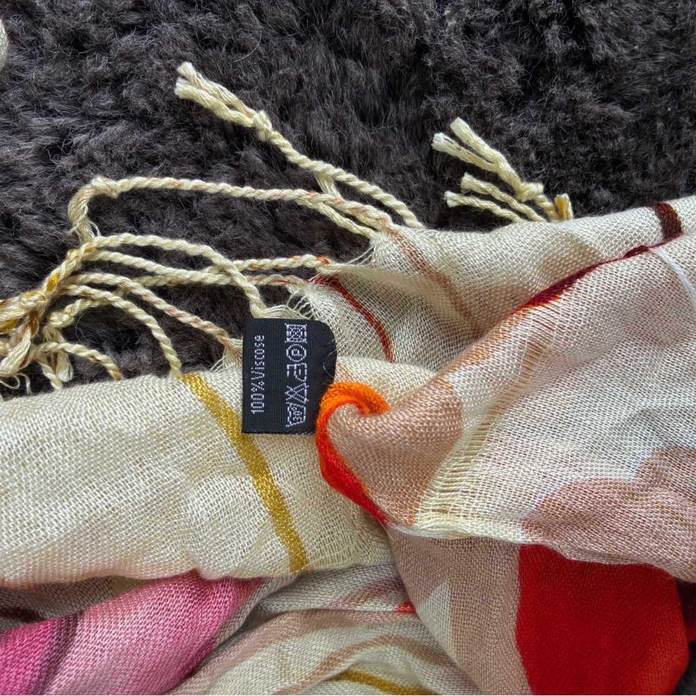Robin Ruth Multicolor Floral Scarf - Picture 3 of 3
